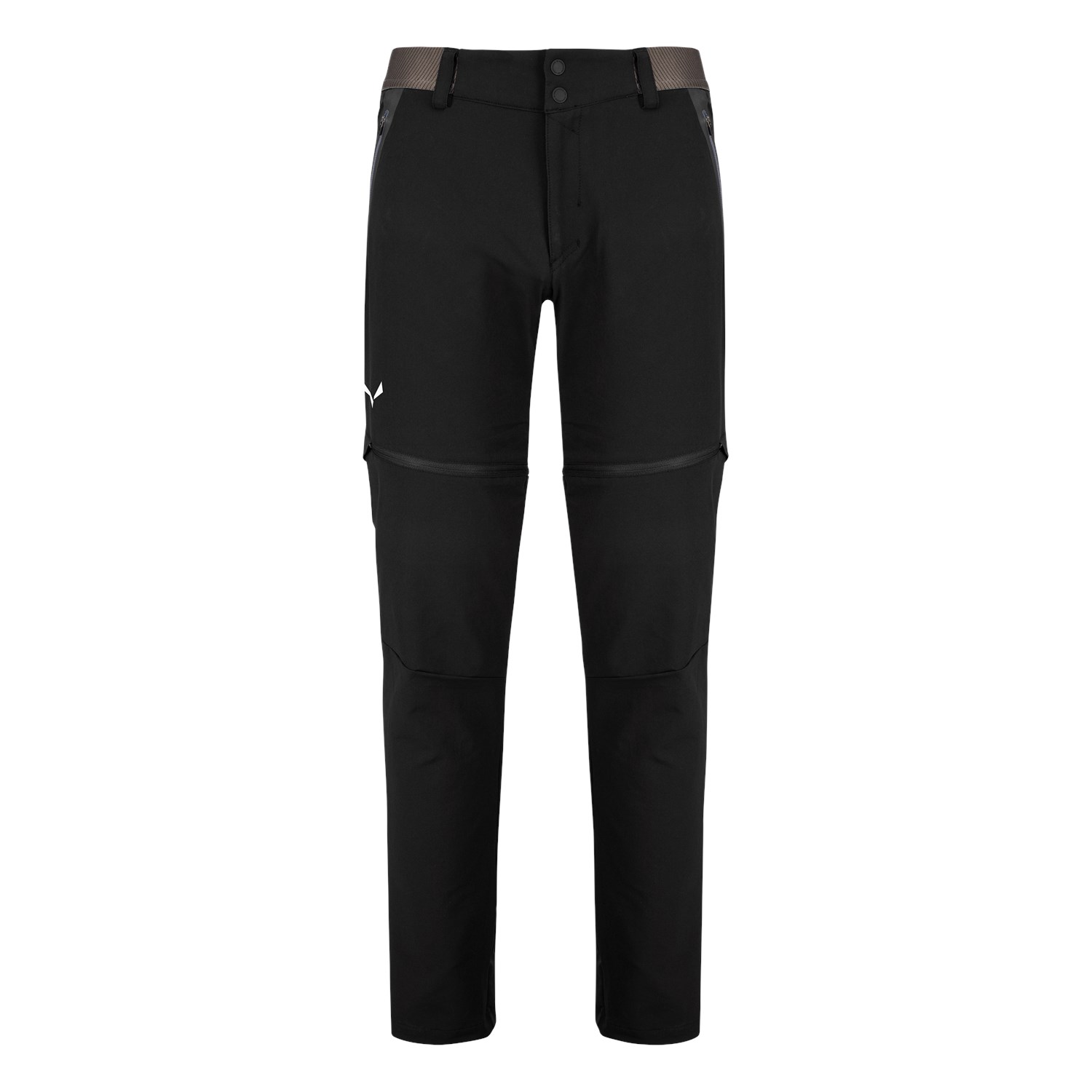 Pantalones Softshell Hombre Chile - Salewa Pedroc 2 Durastretch Zip Off - Negras - UAYZ-27489